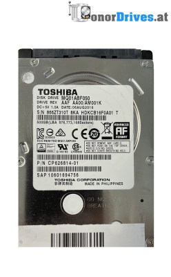 Toshiba - MQ01ABF050 - SATA - 500 GB - PCB. G003235C